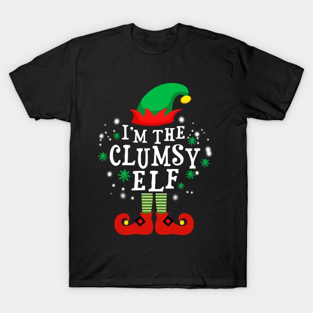 I'm The Clumsy elf christmas T-Shirt by DexterFreeman